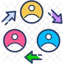 Connection Relationship Teamwork Icon
