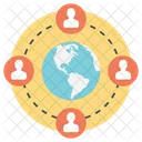Worldwide Relationship Web Icon