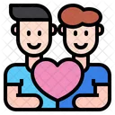 Relationship Male Together Icon
