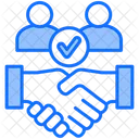 Relationship Handshake Agreement Icon