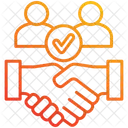 Relationship Handshake Agreement Icon
