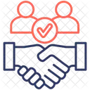 Relationship Handshake Agreement Icon