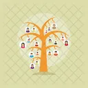Relatives Genealogical Tree Icon