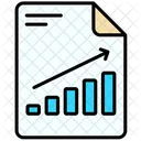 Relatorio Grafico Grafico Ícone