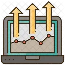 Relatorio Dados Crescimento Ícone