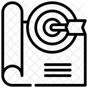 Relatorio Alvo De Dardos Seta Ícone