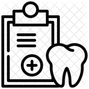 Relatorio Quadro Dentes Ícone