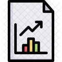 Relatorio Analitico Grafico De Dados De Relatorio Estatistica Ícone