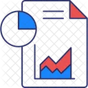 Relatorio Analitico Relatorio Estatistico Documento Comercial Ícone