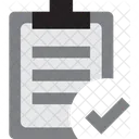 Carrapato De Dados Do Relatorio Relatorio Verificado Dados Verificados Ícone