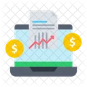 Relatorio De Analise Financeira Relatorio De Analise Moeda Ícone