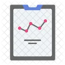 Relatório de apresentação de análise de dados  Ícone