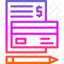 Relatorio De Credito Empresarial Servicos Bancarios Negocios Ícone
