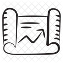 Relatorio De Crescimento Grafico De Crescimento Analise De Negocios Ícone