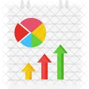 Relatório de crescimento empresarial  Ícone