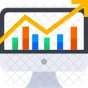 Relatório de crescimento do projeto  Ícone