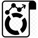 Relatório de gráfico de pizza  Ícone