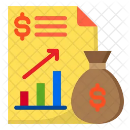 Relatório de investimento  Ícone