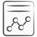 Relatorio Grafico Relatorio De Negocios Analise De Dados Ícone