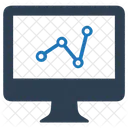 Analise Diagrama Relatorio Financeiro Ícone