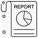 Relatorio De Negocios Arquivo De Negocios Relatorio Grafico Ícone