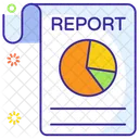 Relatorio De Negocios Arquivo De Negocios Relatorio Grafico Ícone