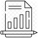 Relatorio De Negocios Grafico De Negocios Estatisticas Ícone