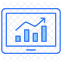 Negocios Relatorio Grafico Ícone