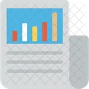 Economia Grafico Crescente Ícone