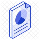 Negocios Relatorio Grafico Ícone