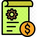 Relatório de orçamento  Icon