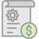 Relatório de orçamento  Icon