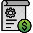 Relatório de orçamento  Icon
