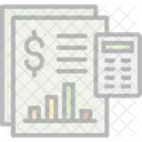 Relatório de orçamento  Icon