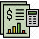 Relatório de orçamento  Icon