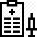 Relatorio De Saude Relatorio Medico Medico Ícone