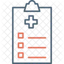 Relatório de saúde  Ícone