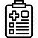 Relatorio De Saude Area De Transferencia Cuidados De Saude E Medicos Ícone