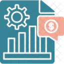Relatório de taxa de juros  Ícone