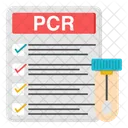 Relatorio De Teste Relatorio De Pcr Relatorio De Saude Ícone