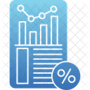 Relatorio De Vendas Analise De Receita Desempenho Empresarial Ícone