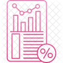Relatorio De Vendas Analise De Receita Desempenho Empresarial Ícone