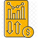 Relatorio De Vendas Resumo De Receita Analise De Desempenho Ícone