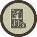 Relatorio De Vendas Resumo De Receita Analise De Desempenho Ícone