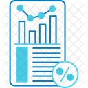 Relatorio De Vendas Analise De Receita Desempenho Empresarial Ícone