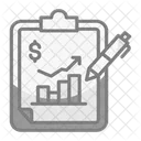 Analise Grafico Estatisticas Ícone
