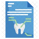 Relatorio De Dente Dentista Odontologico Ícone