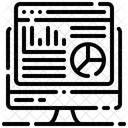 Relatorio Do Sistema Painel Estatisticas Ícone