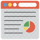 Web Analytics Classificacao Ícone