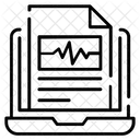Relatório de ecg  Ícone
